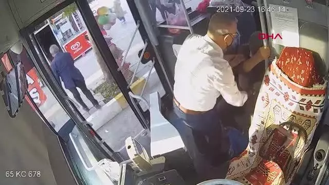 OTOBÜS ŞOFÖRÜ, KALP MASAJI YAPIP, GÜZERGAH DEĞİŞTİREREK HAYAT KURTARDI