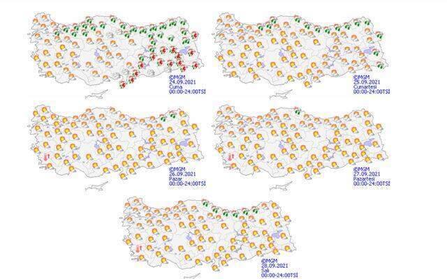 Yaz geri dönüyor! İstanbul'da 17 dereceye kadar düşen sıcaklık hafta sonu 26 dereceye kadar çıkacak