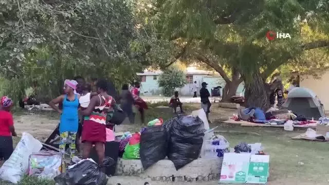 ABD-Texas sınırında yaklaşık 15 bin göçmenin kaçak yaşadığı kamp boşaltıldı
