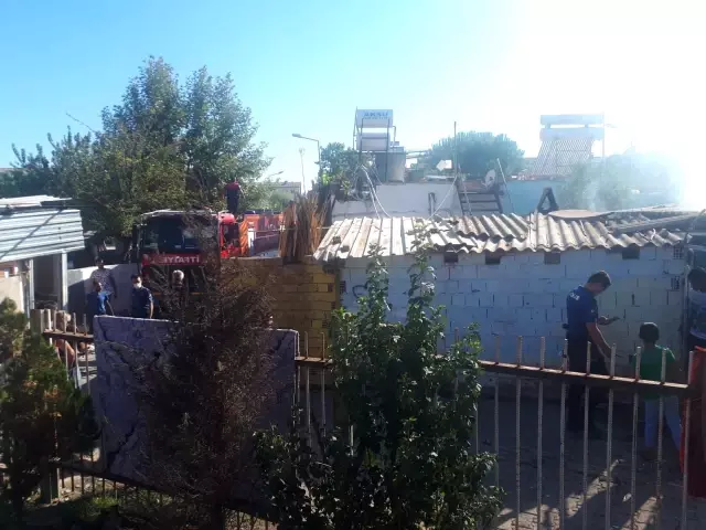 Son dakika haberleri: Aydın'da korkutan ev yangını