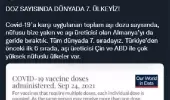 Bakan Koca: Aşı dozu sayısında dünyada 7'nci sıradayız