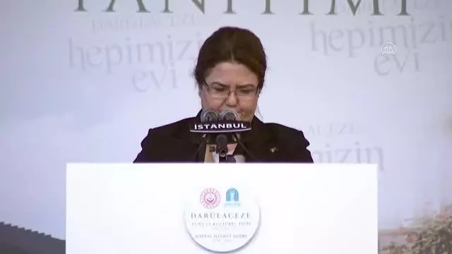 Bakan Derya Yanık, Darülaceze'deki açılış ve tanıtım töreninde konuştu Açıklaması