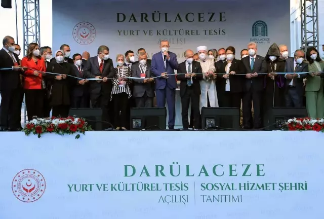 Bakan Derya Yanık, Darülaceze'deki açılış ve tanıtım töreninde konuştu Açıklaması