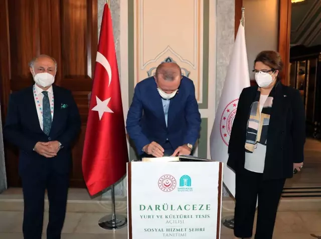 Bakan Derya Yanık, Darülaceze'deki açılış ve tanıtım töreninde konuştu Açıklaması