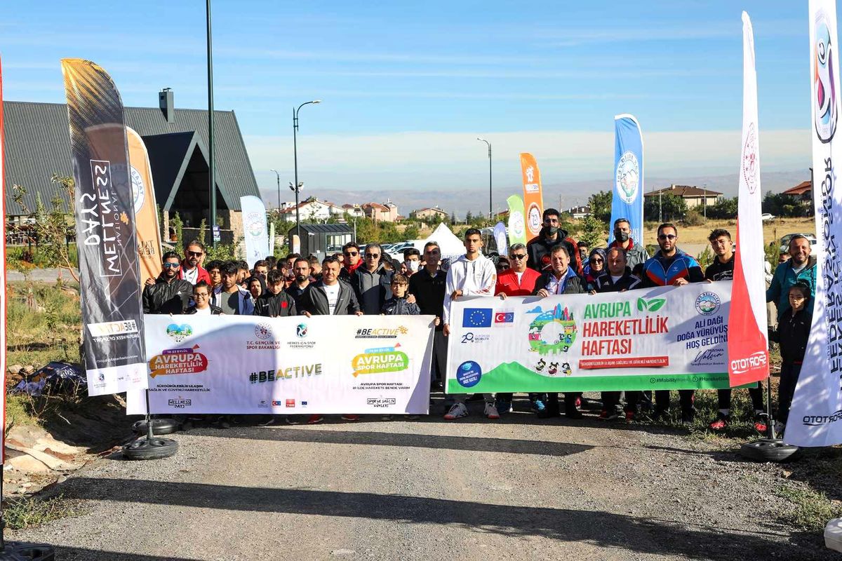 Hareketlilik Haftası'nda herkes Ali Dağı 360'ta buluştu