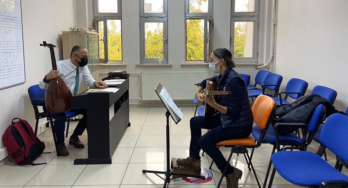 Konservatuvar öğrencilerine kavuştu