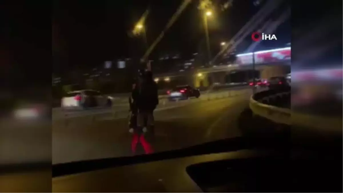 Patenci gençlerin tehlikeli yolcuğu kamerada