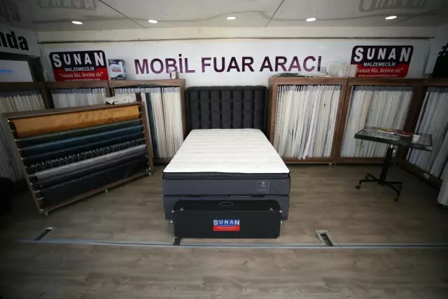 Sakaryalı mobilya firması müşterilerine mobil fuar tırı ile ulaşıyor