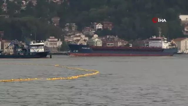 Yeniköy açıklarında iki yük gemisi çarpıştı