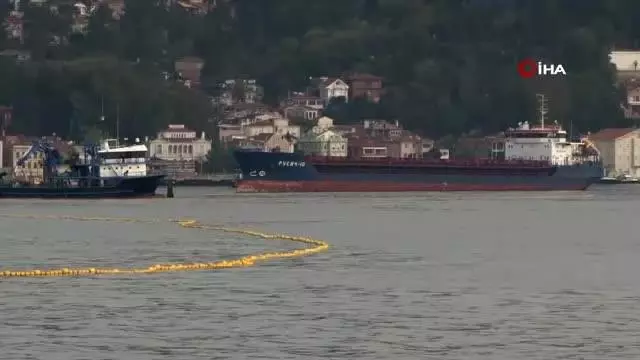 Yeniköy açıklarında iki yük gemisi çarpıştı