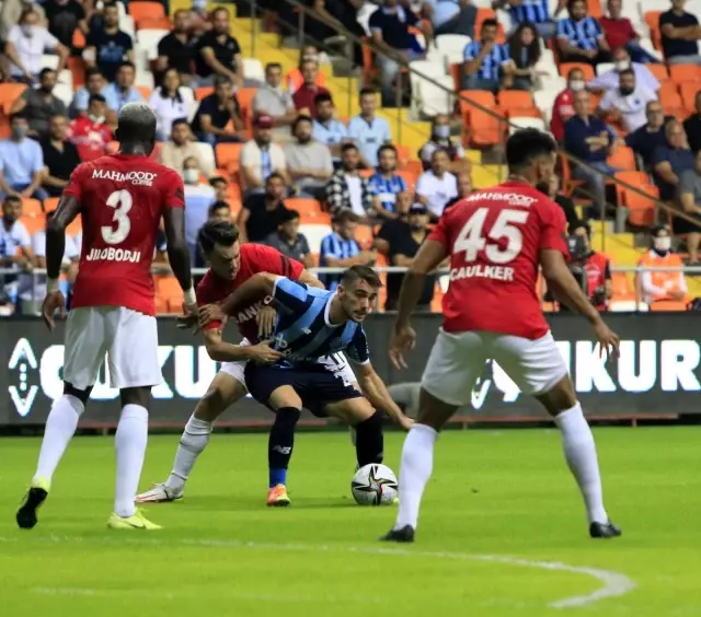 Süper Lig: Adana Demirspor: 1 - Gaziantep FK: 0 (İlk yarı)