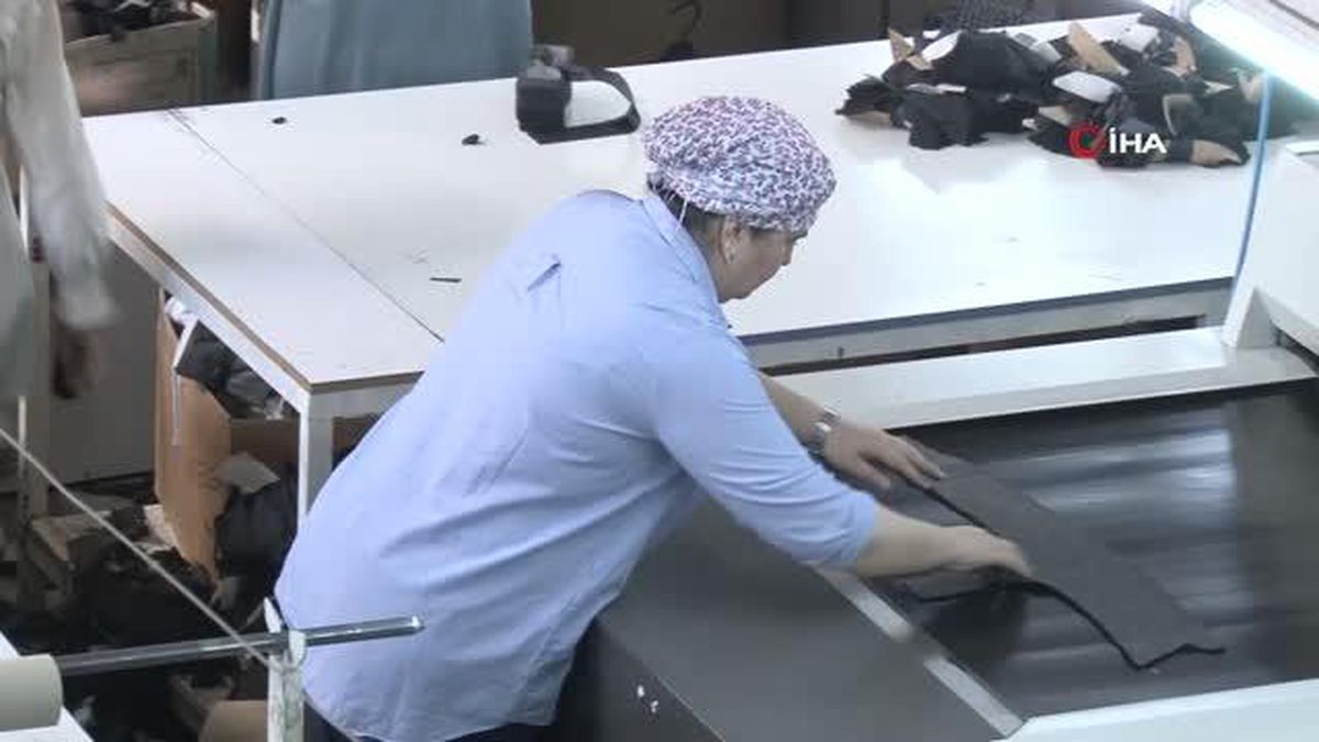 Ünlü markaların giysileri Kahramanmaraş'ta üretiliyor