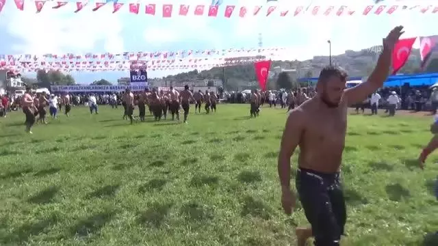 ZONGULDAK - Alaplı Yağlı Güreşleri'nde başpehlivan İsmail Balaban oldu