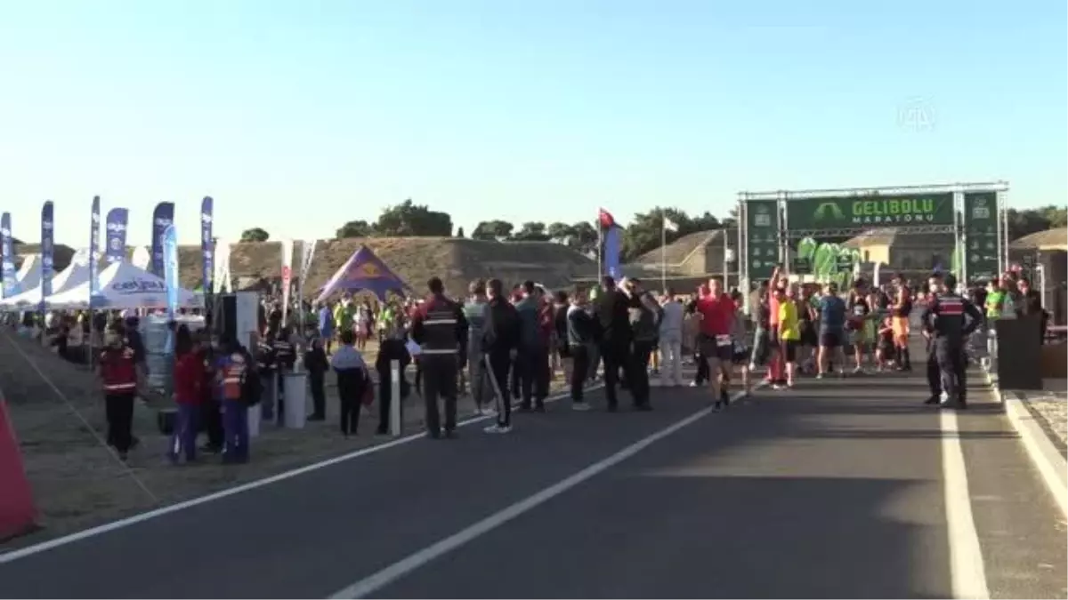 ÇANAKKALE - Uluslararası Gelibolu Maratonu koşuldu