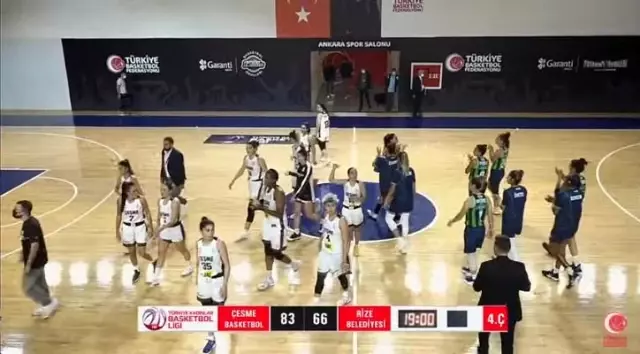 Çeşme Basketbol, Federasyon Kupası'nın ilk maçını kazandı