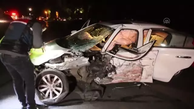 Domuz sürüsünün neden olduğu trafik kazasında 6 kişi yaralandı
