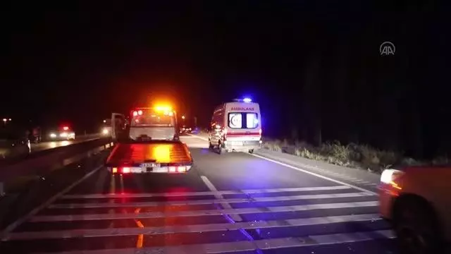 Domuz sürüsünün neden olduğu trafik kazasında 6 kişi yaralandı