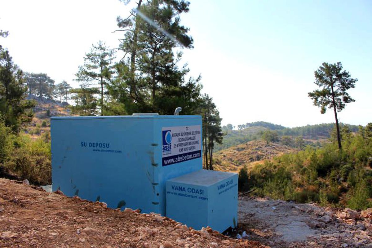 İçme suyu sıkıntısına portatif depo çözümü