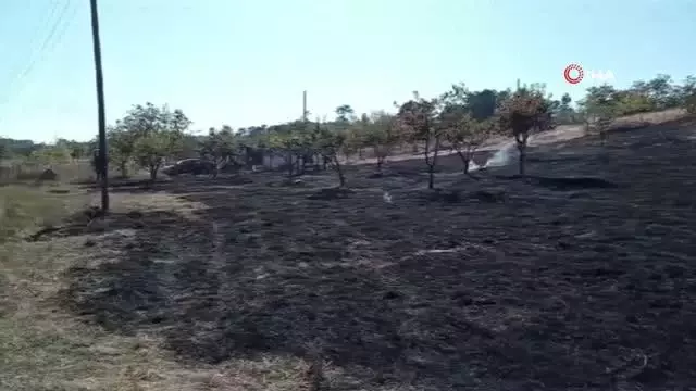 Otluk alanda çıkan yangın büyümeden söndürüldü