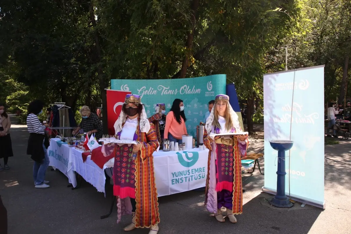 Romanya'da düzenlenen AsiaFest'te Yunus Emre Enstitüsü standına yoğun ilgi