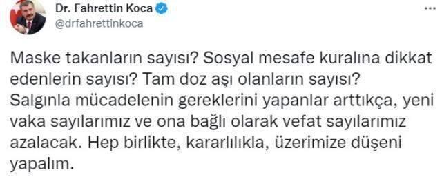 Son Dakika: Türkiye'de 26 Eylül günü koronavirüs nedeniyle 228 kişi vefat etti, 25 bin 861 yeni hadise tespit edildi