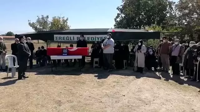 Son dakika haber | Trafik kazasında hayatını kaybeden uzman çavuşun cenazesi defnedildi