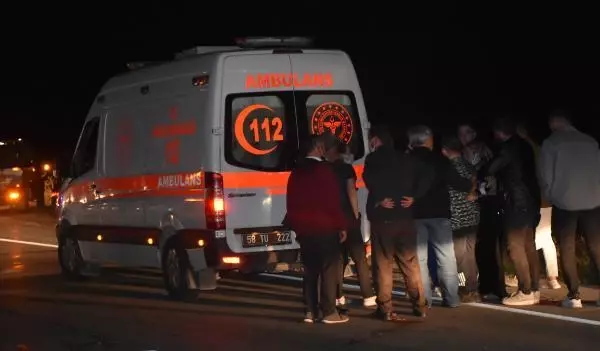Son dakika haber... YOLA ÇIKAN DOMUZ SÜRÜSÜ KAZAYA NEDEN OLDU 6 YARALI