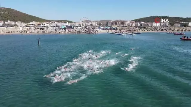 Ayvalık'ta Açık Su Yüzme Şampiyonası heyecanı