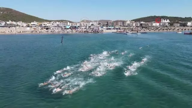 Ayvalık'ta Açık Su Yüzme Şampiyonası heyecanı