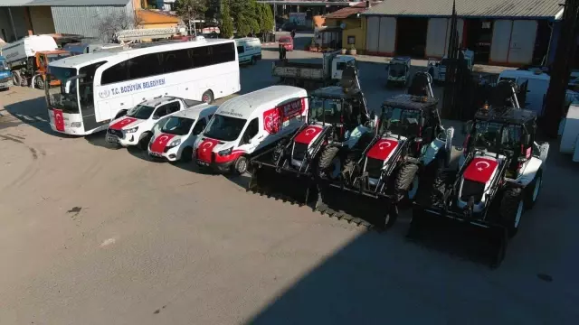 Bozüyük Belediyesi araç filosu, yeni araçlarla güçlendi