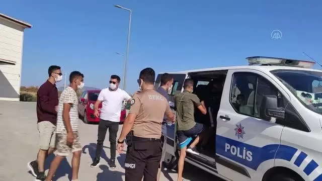 Datça'da 6 düzensiz göçmen yakalandı