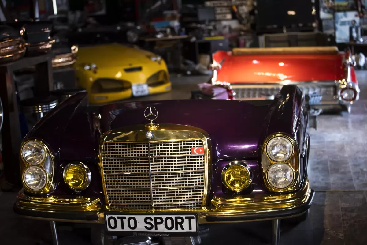 Dönemin klasik otomobilleri mobilyalara ilham oldu