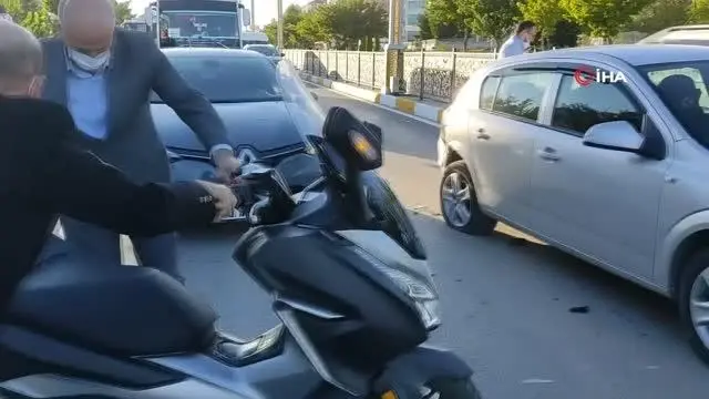 Elazığ'da zincirleme trafik kazası : 1 yaralı