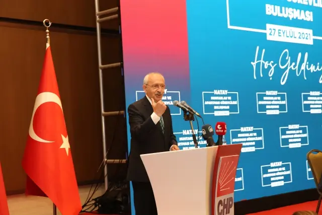 Kılıçdaroğlu, Hatay'da Muhtarlar ve Apartman Görevlileri Buluşması'nda konuştu: (1)