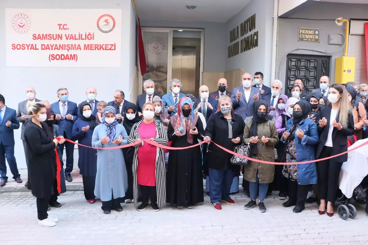 Samsun'da Sosyal Dayanışma Merkezi törenle açıldı