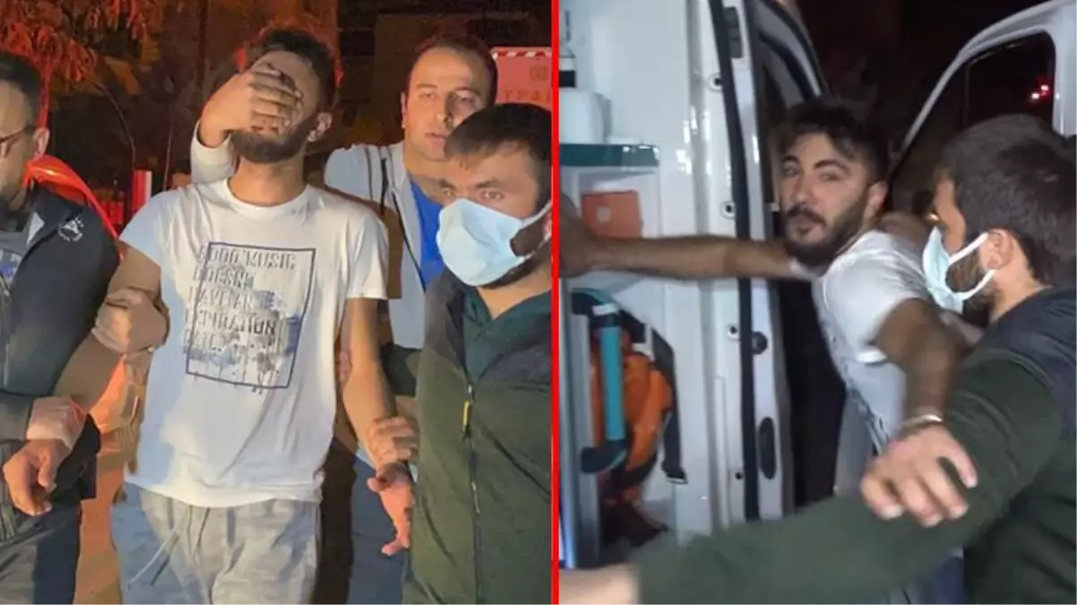 Sinir krizi geçiren 18 yaşındaki genç, eşyaları paramparça edip evi ateşe verdi