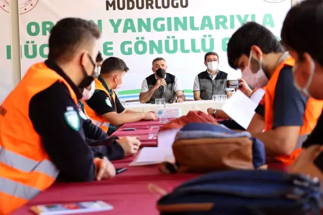 Son dakika... Yangın söndürme gönüllülerinden nefes kesen tatbikat