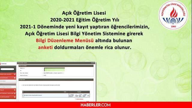 Açık Ögretim Lise Kayıtları ne zaman başlıyor 2021? 2022 Açık Öğretim Lisesi (AÖL) kayıt ve kayıt yenileme kılavuzu yayınlandı!