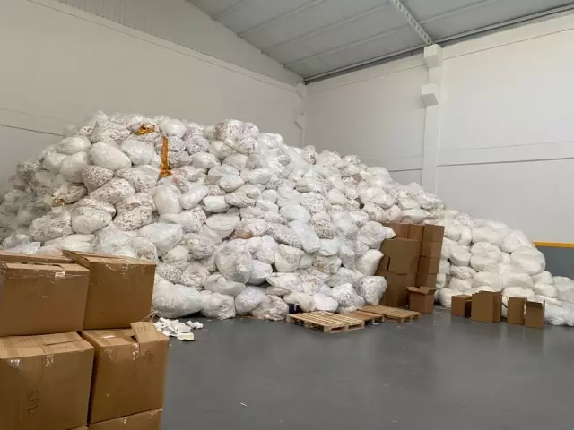 Adana'da 263 milyon 400 bin makaron ele geçirild