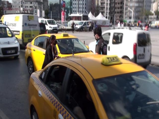 Bu da kısa aralık taksici! Yolcuyu "Uzak" diyerek taksiye almadı