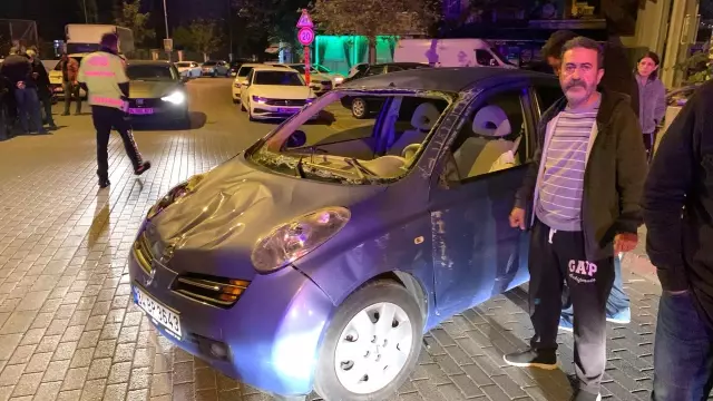 Trafik kazasında iki kişi yaralandı