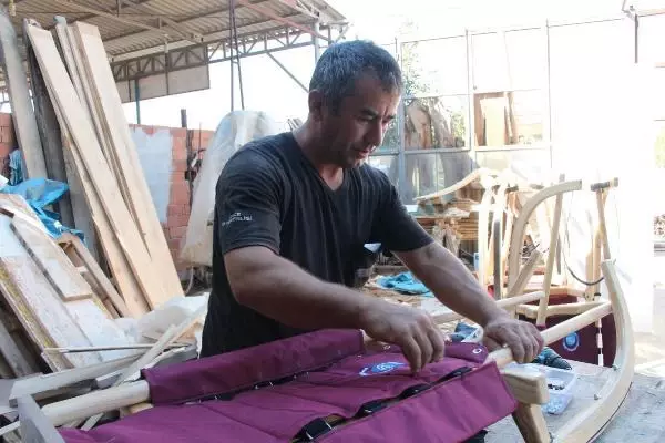 Avrupa'dan 1500 euroya alınan kızaklar, Tokat'ta 1500 TL'ye üretildi