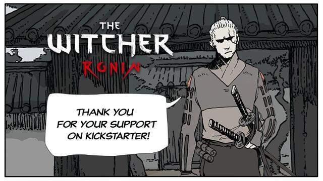 CD Projekt Red, The Witcher Ronin kickstarter projesi için topladığı bağış %750'yi geçti