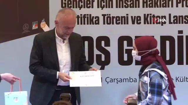 Çekmeköy'de 'Gençler İçin İnsan Hakları' projesi sertifika merasimi gerçekleşti