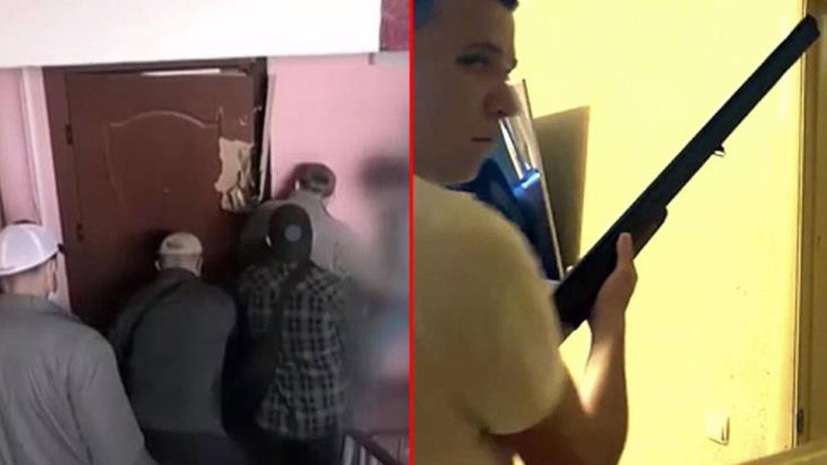 Dünya bu baskını konuşuyor! Gizli servis ajanları kapıyı kırıp eve girdi, silahla bekleyen 'terörist' öldürüldü