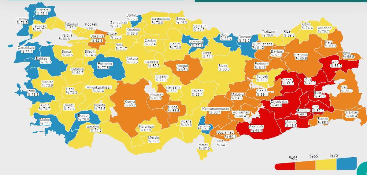 Hangi ilde kaç kişi aşı oldu? İstanbul, Ankara, İzmir, Bursa aşı sayıları ve aşı haritası! 29 Eylül günlük aşı ve doz sayıları!