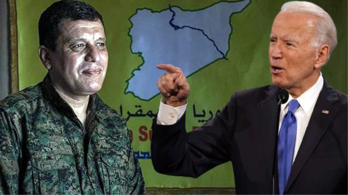 Teröristbaşı Mazlum Kobani itiraf etti: Biden bizi Suriye'de yalnız bırakmayacağının kelamını verdi