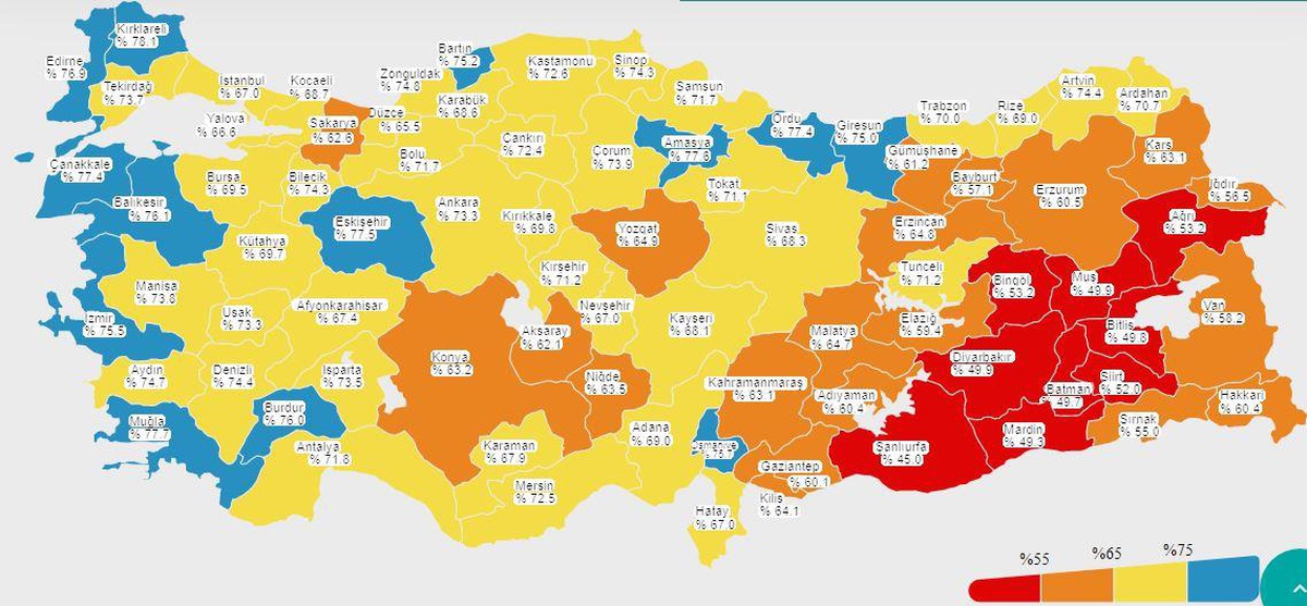 Hangi ilde kaç kişi aşı oldu? İstanbul, Ankara, İzmir, Bursa aşı sayıları ve aşı haritası! 30 Eylül günlük aşı ve doz sayıları!