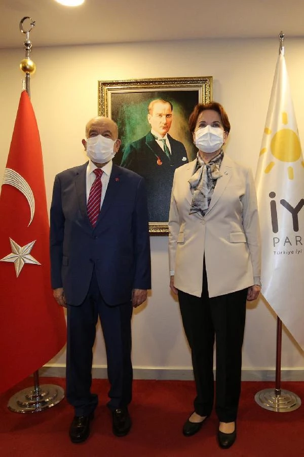 Karamollaoğlu, DÜZGÜN Parti Genel Merkezi'nde Akşener'i ziyaret etti