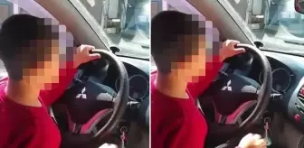 7 yaşındaki oğluna araba kullandırdığı görüntüleri paylaşan baba, cezadan kaçamadı